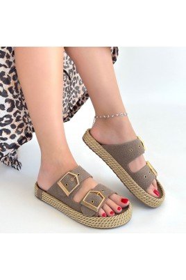 İces Vizyon Nubuk Terlik