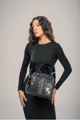 Tuka Siyah Cilt Kol Ve Omuz Çantası