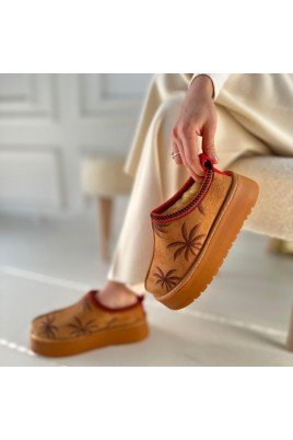 Kadın Bot Taba Süet Kısa Bot Rahat Taban Günlük Kullanım