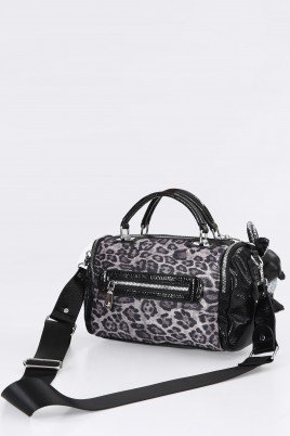 Kiwer Siyah Cilt Omuz Çantası