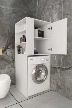 Sonmode Çamaşır Makinesi Dolabı Düzenleyici Dolap