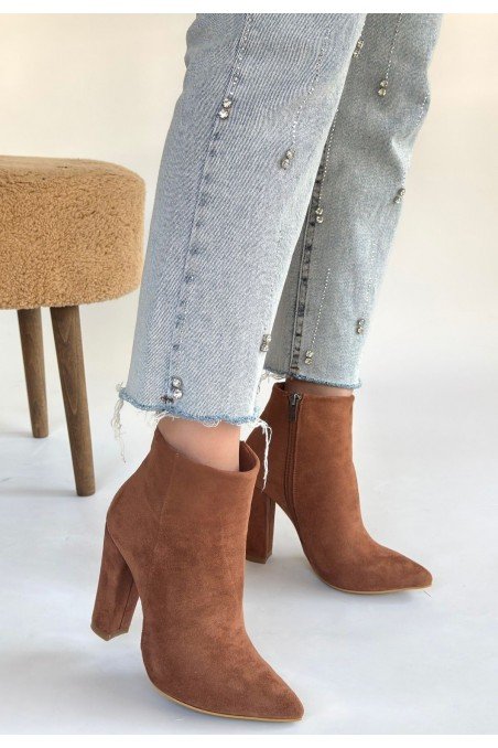 Loora Vizon Süet Topuklu Bot