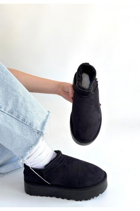 Mitay Siyah Süet Bot