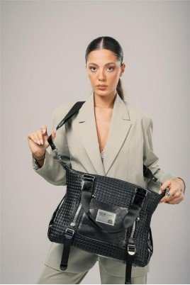 Ebga Siyah Cilt Kol Ve Omuz Çantası