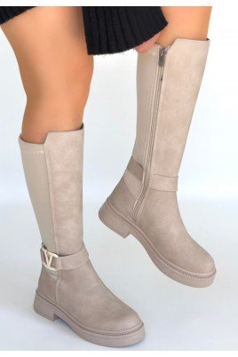 Diona Bej Nubuk Çizme