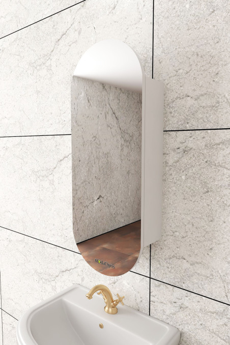 Elise Lavabo Üstü Banyo Dolabı ( MDF ) Beyaz