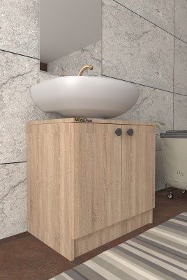 Modelisa Lavabo Altı Dolap, Banyo Dolabı - Mdf Ahşap