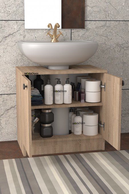 Modelisa Lavabo Altı Dolap, Banyo Dolabı - Mdf Ahşap