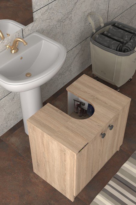 Modelisa Lavabo Altı Dolap, Banyo Dolabı - Mdf Ahşap