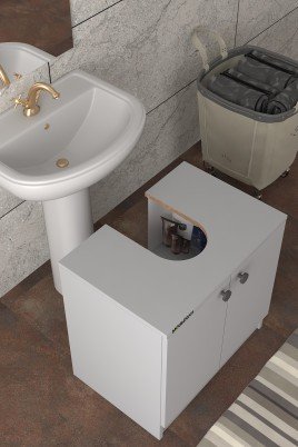 copy of Modelisa Lavabo Altı Dolap, Banyo Dolabı - Mdf Ahşap
