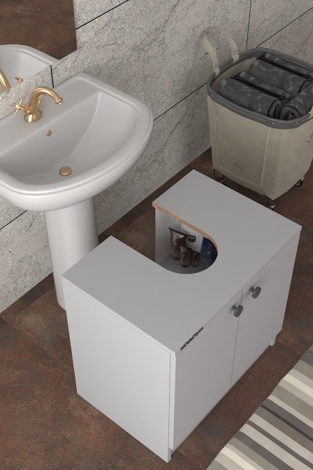 copy of Modelisa Lavabo Altı Dolap, Banyo Dolabı - Mdf Ahşap