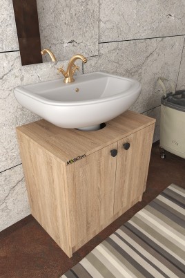 Modelisa Lavabo Altı Dolap, Banyo Dolabı - Mdf Ahşap