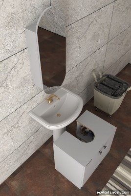 Elisa Banyo Üst Dolap, Modelisa Lavabo Altı Dolap Gri