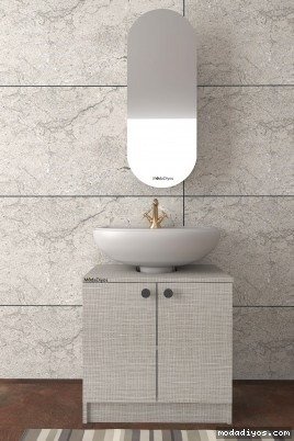 Elisa Banyo Üst Dolap, Modelisa Lavabo Altı Dolap Koton Vizon