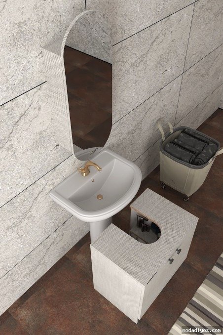 copy of Elisa Banyo Üst Dolap, Modelisa Lavabo Altı Dolap