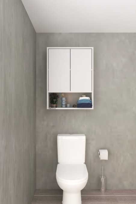 Duales Wc klozet Üstü Dolap