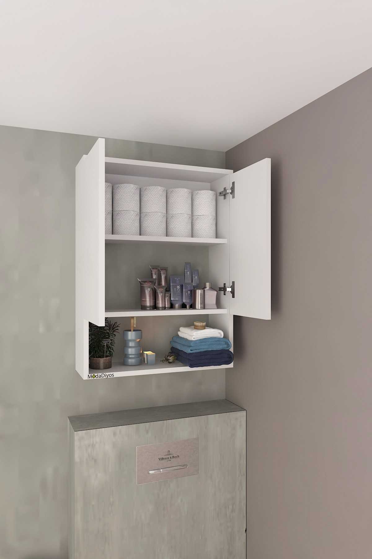 Duales Wc klozet Üstü Dolap