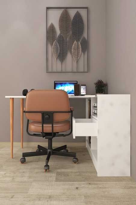 Stora Modern köşe Çalışma Masası - Bilgisayar Masası