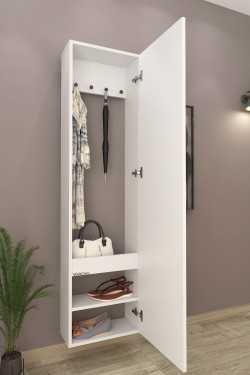 Visto Aynalı Vestiyer - Portmanto