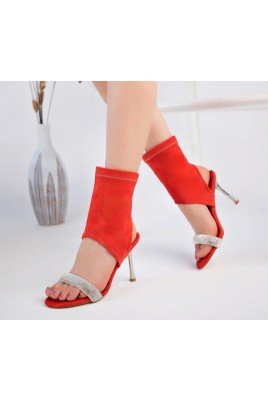 Brit Turuncu Süet Booite