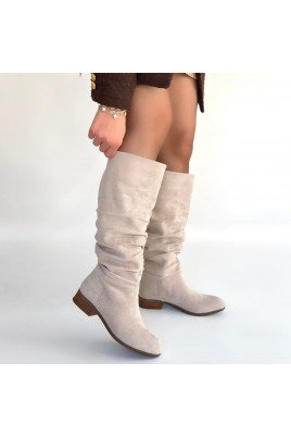 Winda Kahverengi Cilt Körüklü Çizme