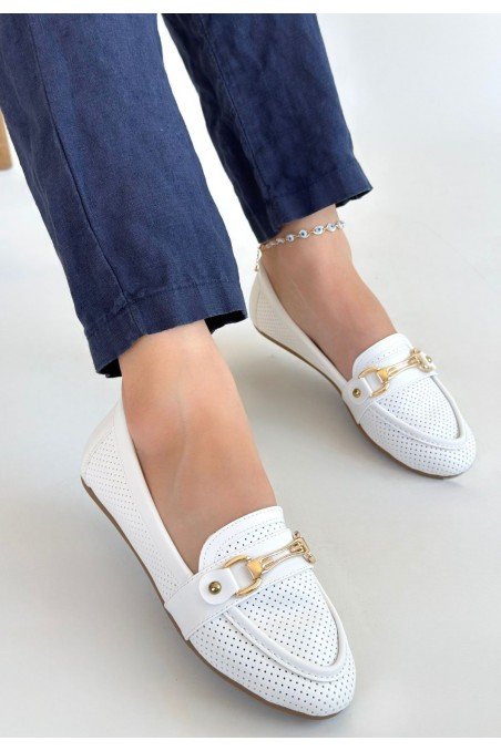 Rain Beyaz Cilt Babet Ayakkabı