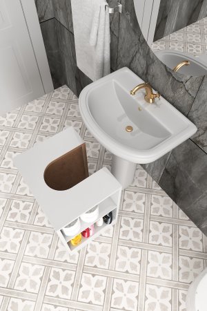 Rans Banyo Dolabı, Wc Alt Lavabo Dolabı (MDF)