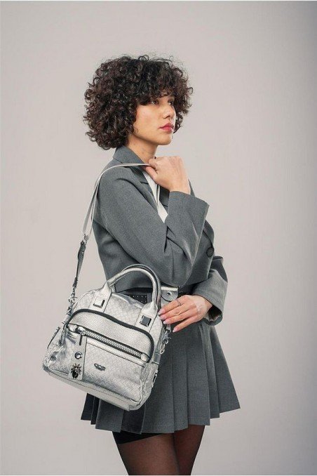 Weta Gri Cilt Kol Ve Omuz Çantası