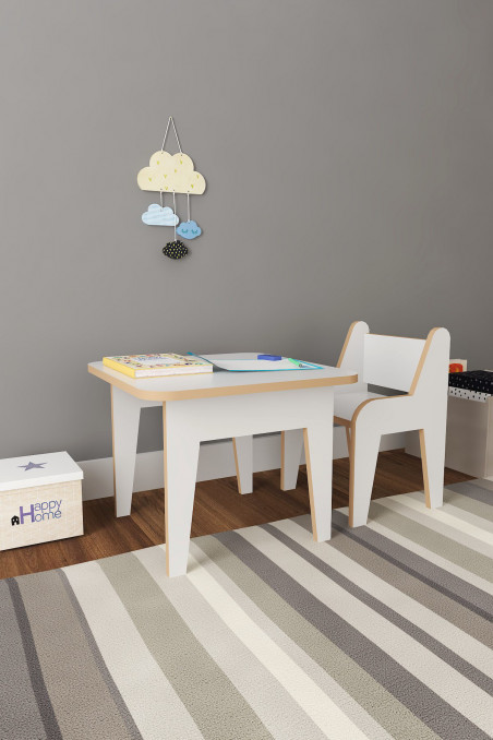 Babydios Çocuk Etkinlik Oyun Çalışma Masası + Sandalye