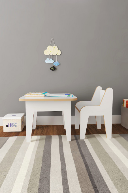 Babydios Çocuk Etkinlik Oyun Çalışma Masası + Sandalye