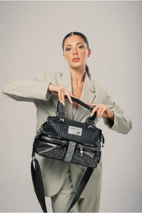 Olwa Siyah Cilt Kol Ve Omuz Çantası