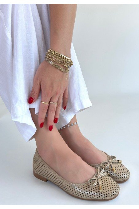 Icar Bej Cilt Babet Ayakkabı