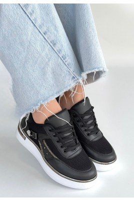 Junda Bej Cilt Bağcıklı Spor Ayakkabı