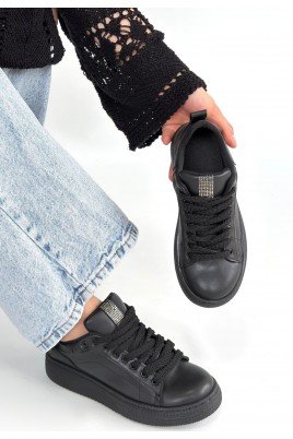 Yier Beyaz Cilt Bağcıklı Spor Ayakkabı