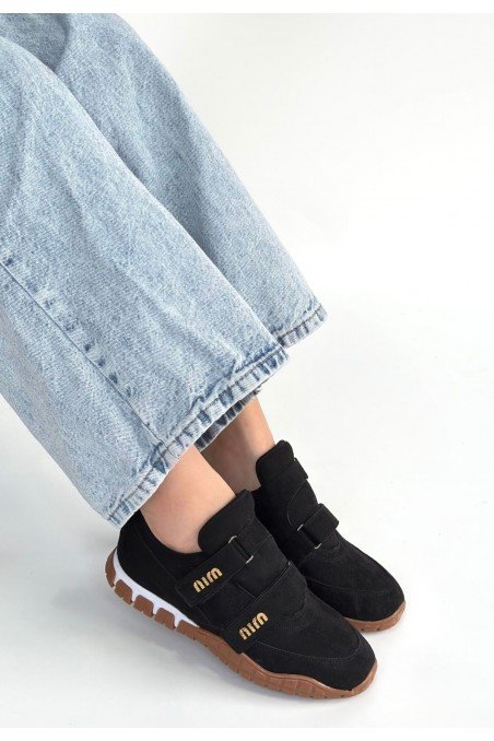 Tunga Bej Süet Cırt Cırtlı Spor Ayakkabı