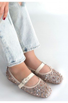 Moden Taba Süet Babet Ayakkabı