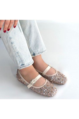 Moden Taba Süet Babet Ayakkabı