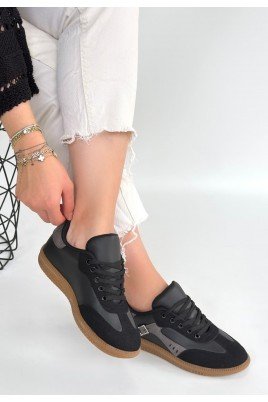 Mier Bej Cilt Bağcıklı Spor Ayakkabı