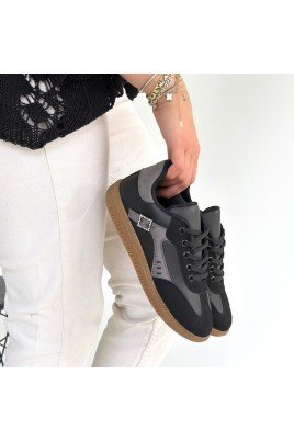 Mier Bej Cilt Bağcıklı Spor Ayakkabı