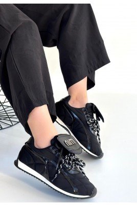 Dissa Bej Cilt Bağcıklı Paraşüt Detaylı Spor Ayakkabı