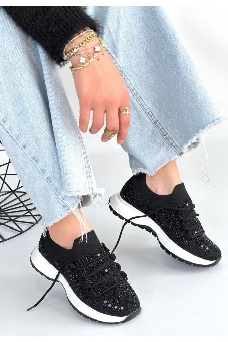 Ceas Bej Triko Bağcıklı Spor Ayakkabı