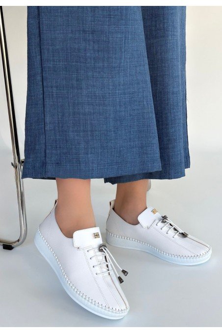 Warte Acı Kahve Deri Bağcıklı Spor Ayakkabı