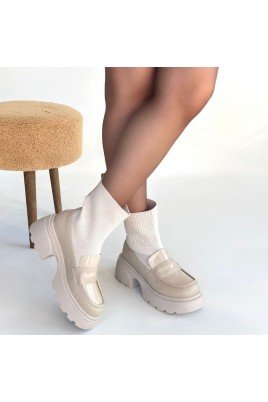 Wanye Siyah Cilt Cilt Streçli Bot