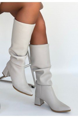 Pitay Vizon Cilt Topuklu Çizme