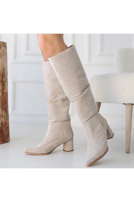 Pitay Vizon Cilt Topuklu Çizme
