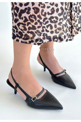 Darina Beyaz Cilt Topuklu Ayakkabı