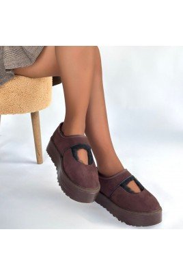 Carren Siyah Süet Bot