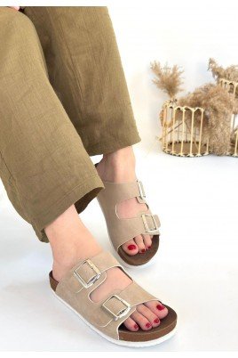 Rıno Ten Nubuk Terlik