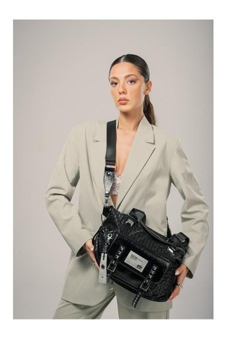 Wawin Gri Cilt Omuz Çantası