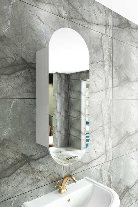 Elise Lavabo Üstü Banyo Dolabı ( MDF ) Beyaz